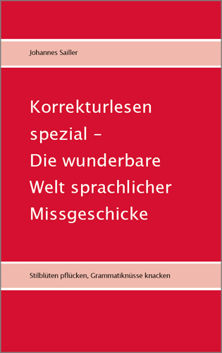 Cover „Korrekturlesen spezial“